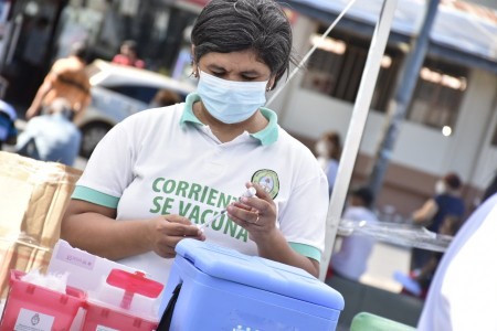 Corrientes comienza a aplicar la quinta dosis de la vacuna contra el Coronavirus.
